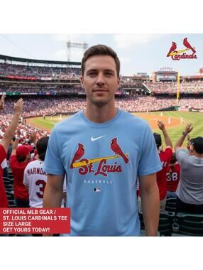 Official St. Louis Cardinals MLB Tee - Size Large